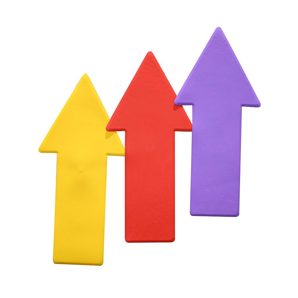 Arrow Floor Marker (Pack of 6 x 3 Colours)